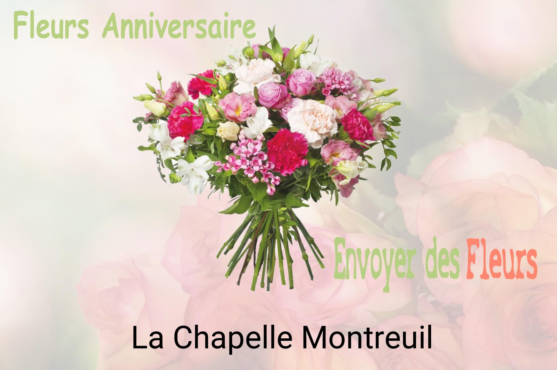 Bouquet de fleurs d’anniversaire livré à La Chapelle-Montreuil