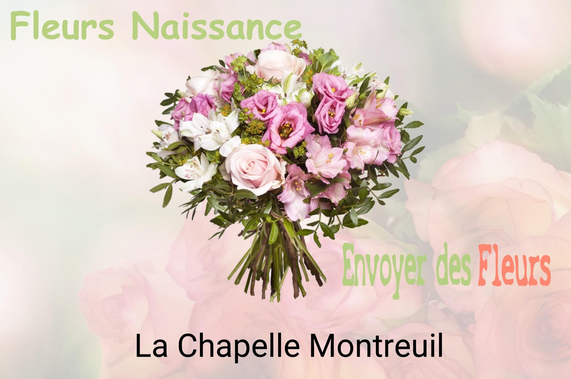 Bouquet de fleurs de naissance livré à La Chapelle-Montreuil